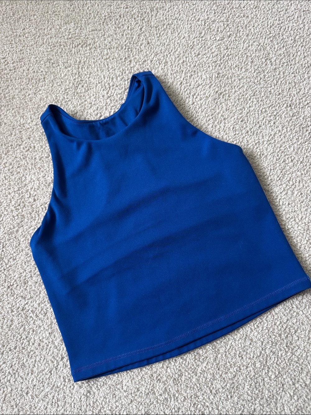 DSG girls Royal Blue Crop Tank Top